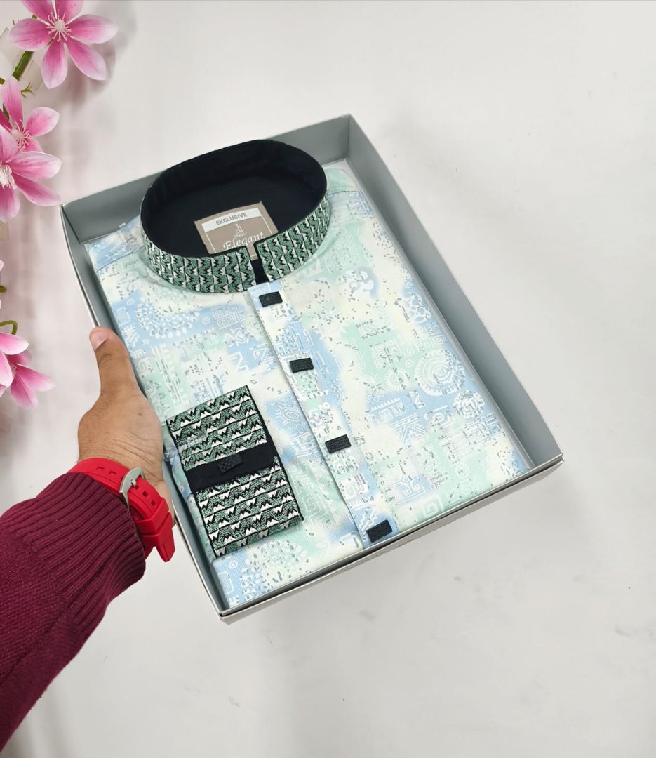 Print Cotton Panjabi