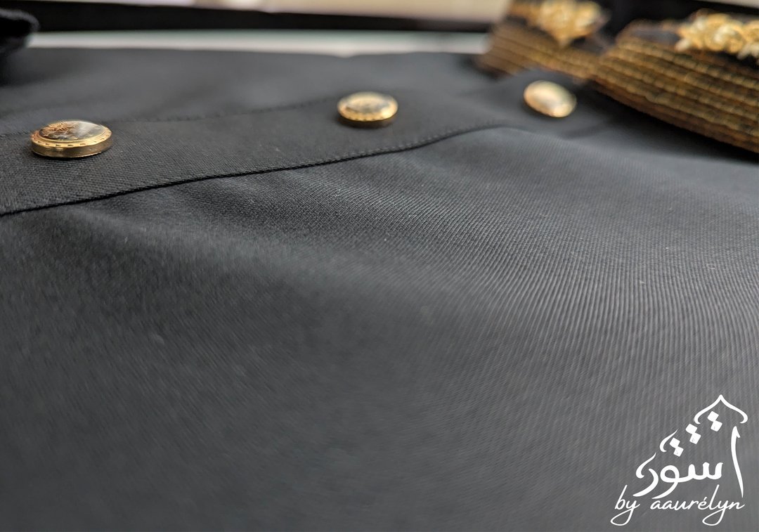 Aswad – Black Embroidered Premium Panjabi - aaurélyn | Aswad Collection