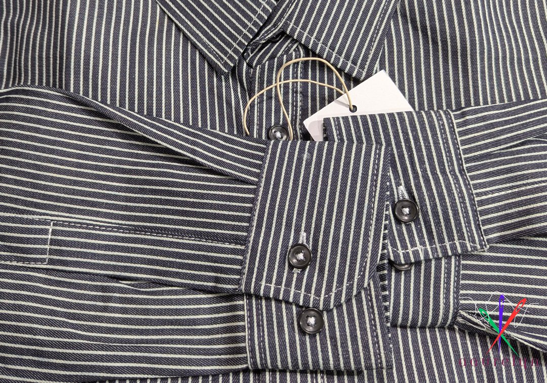 Men’z Casual Black Pinstripe Shirt - aaurélyn